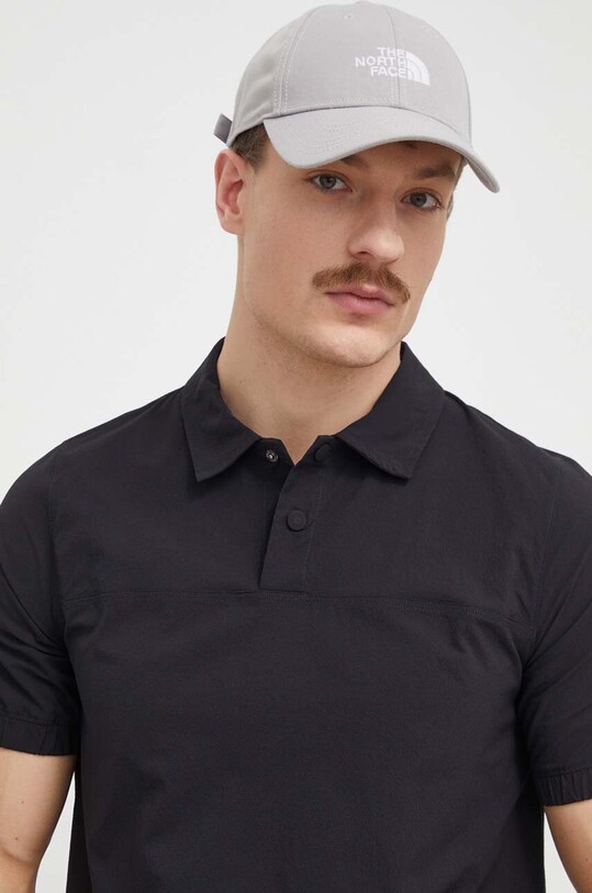 Polo majica za vježbanje Calvin Klein Performance bez uzorka crna 00GMS4K172