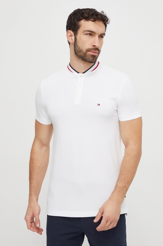 Îmbrăcăminte Tommy Hilfiger tricou polo MW0MW34752 alb