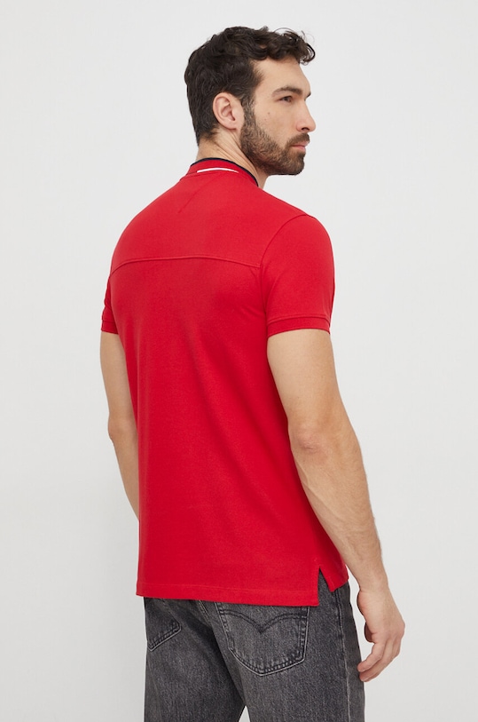 Πόλο Tommy Hilfiger MW0MW34752 κόκκινο SS25