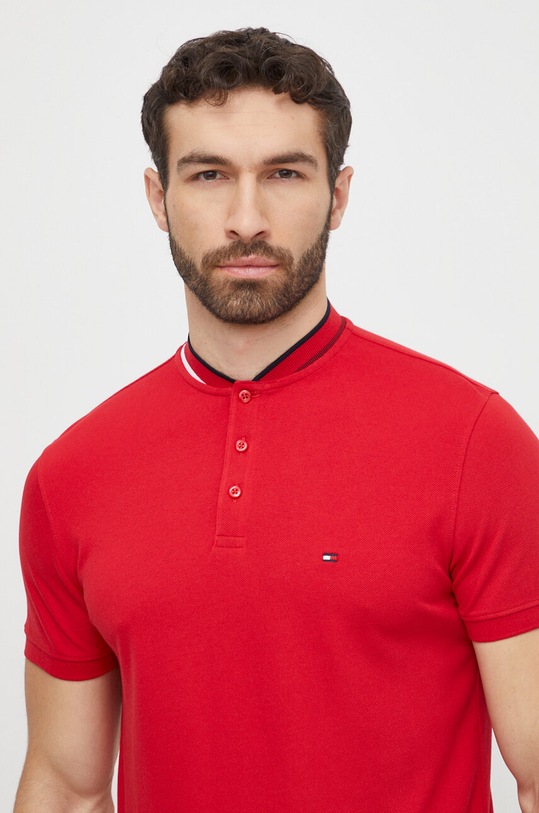 Ρούχα Πόλο Tommy Hilfiger MW0MW34752 κόκκινο