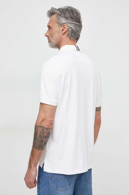 Tommy Hilfiger polo bawełniane MW0MW34783 biały AW24