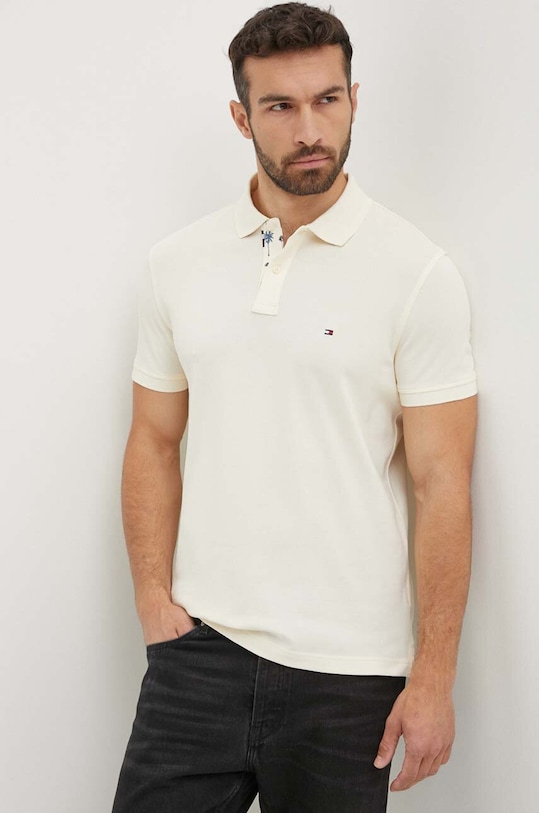 Tommy Hilfiger polo MW0MW34738 beżowy SS24