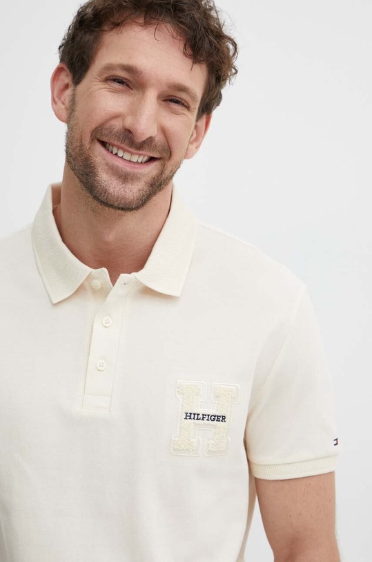 Tommy Hilfiger polo in cotone beige MW0MW34771