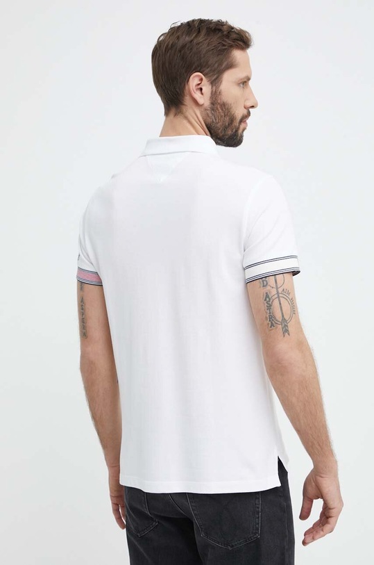 Ρούχα Πόλο Tommy Hilfiger MW0MW34780 λευκό