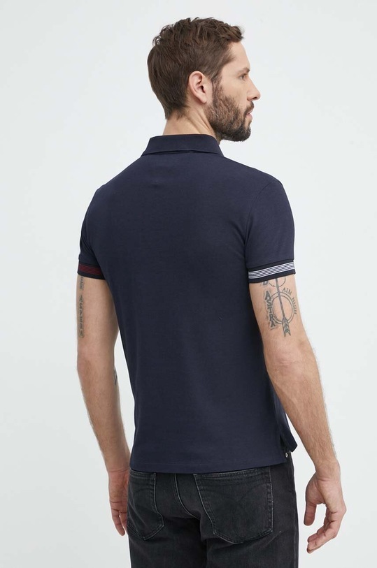 Дрехи Тениска с яка Tommy Hilfiger MW0MW34780 тъмносин