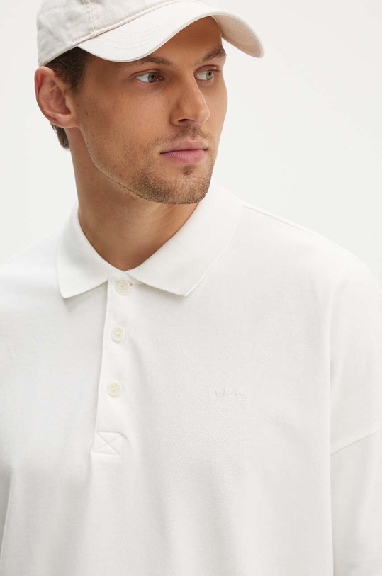 A.P.C. polo de bumbac Polo Antoine bej COGWZ.H26212.AAB
