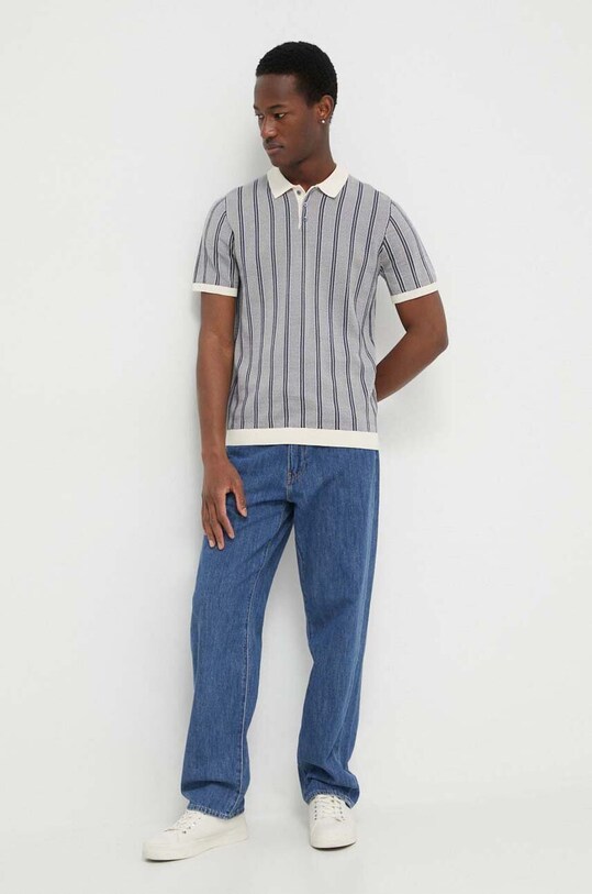 Хлопковое поло Drykorn 48538.425115 бежевый SS24