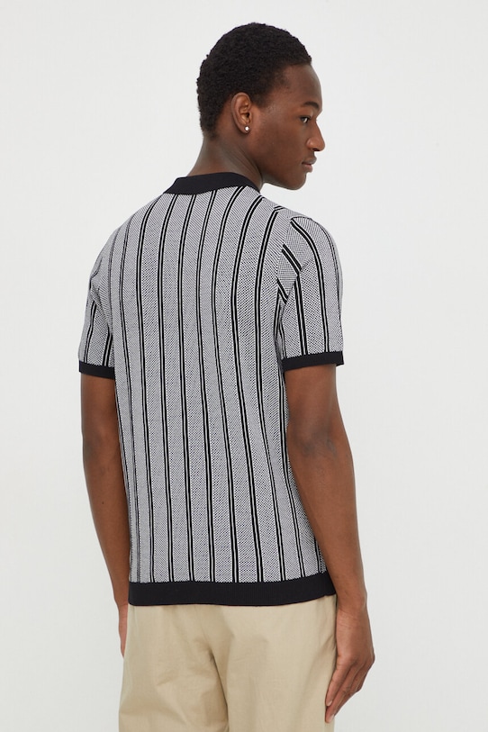 Odzież Drykorn polo bawełniane TRITON 48538.425115 czarny