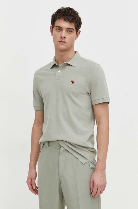 Πόλο Abercrombie & Fitch με ελαστάν πράσινο KI124.4089.310