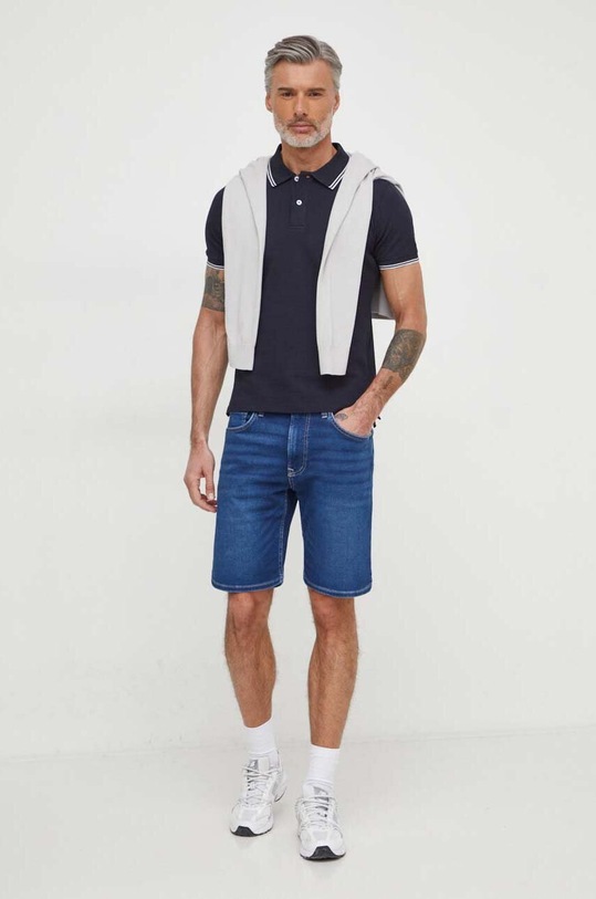 Geox polo M4510R-T3088 M POLO M4510R.T3088.F4386 granatowy SS24