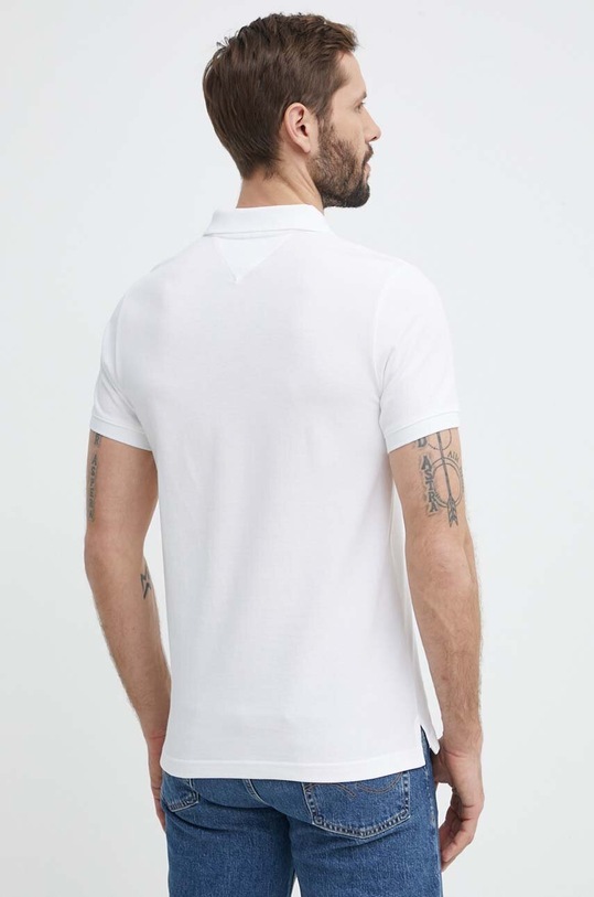 Odzież Tommy Jeans polo bawełniane DM0DM18927 biały