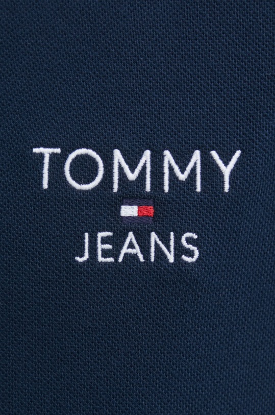 Tommy Jeans polo bawełniane granatowy DM0DM18927