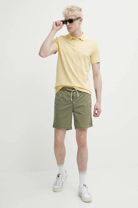 Hollister Co. polo KI324.4002.800 żółty SS24