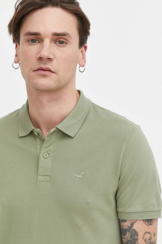 Hollister Co. polo zielony KI324.4004.330