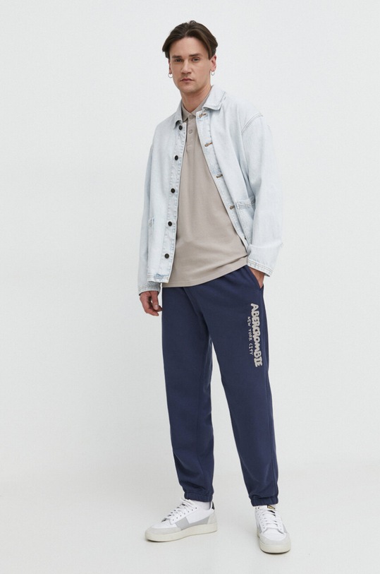Hollister Co. polo KI324.4004.411 beżowy SS24