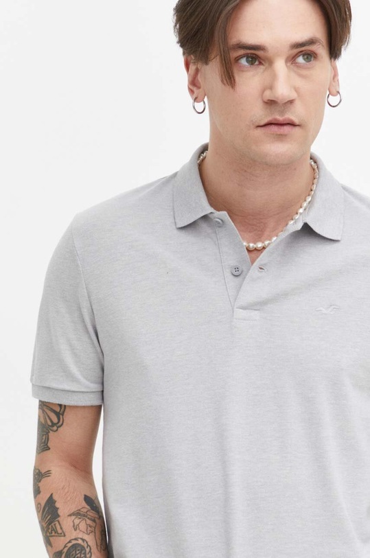 Polo tričko Hollister Co. šedá KI324.4012.112