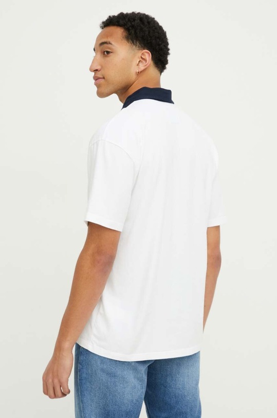 Oblečení Bavlněné polo tričko Hollister Co. KI324.4059.100 bílá