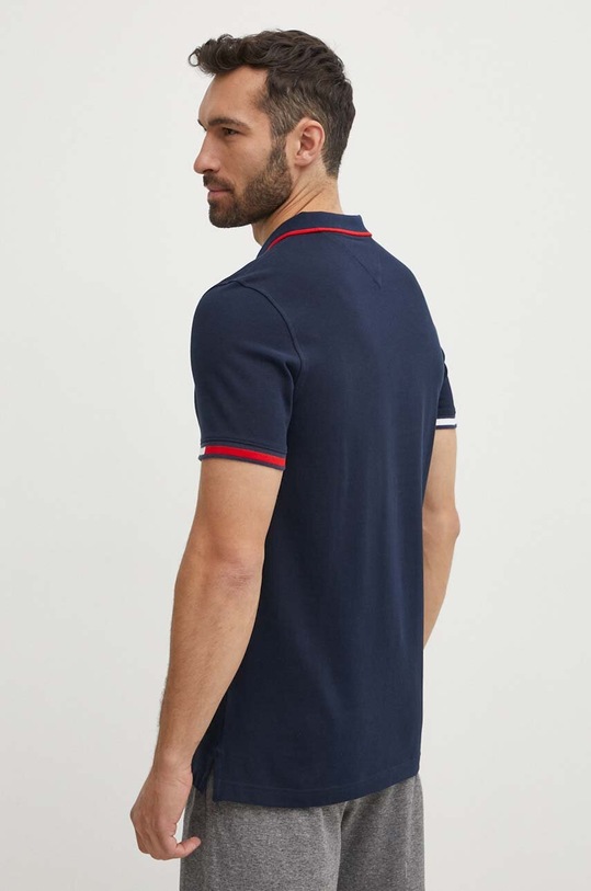 Tommy Jeans polo bawełniane DM0DM12963 granatowy SS24