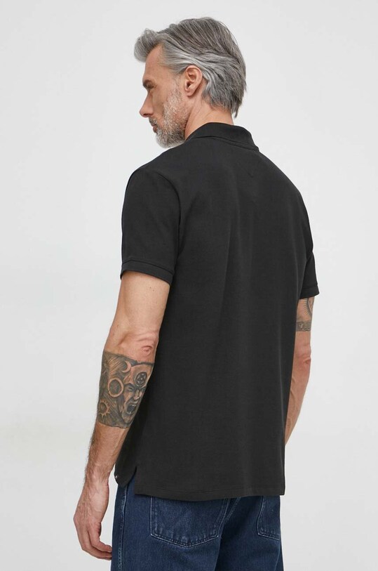 Tommy Jeans polo de bumbac DM0DM18926 negru SS24