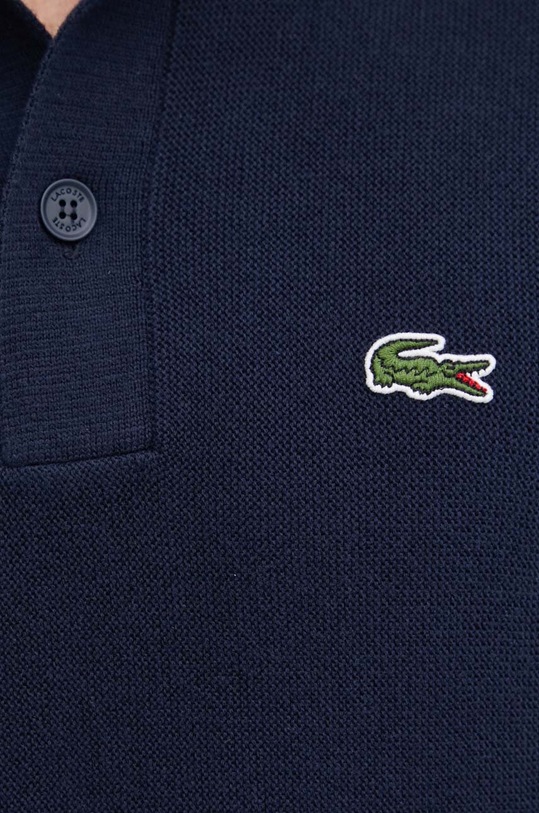 Lacoste polo bawełniane AH7642 granatowy