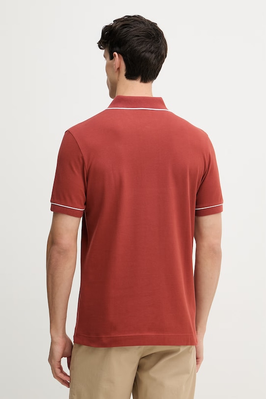 Abbigliamento Lacoste polo da uomo in cotone con elastan PH8184 arancione