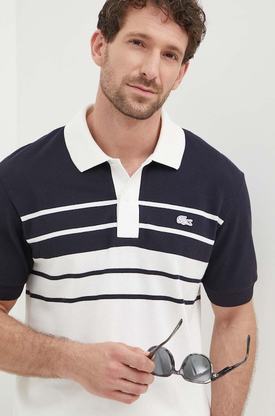 Bavlněné polo tričko Lacoste regular vícebarevná PH8135