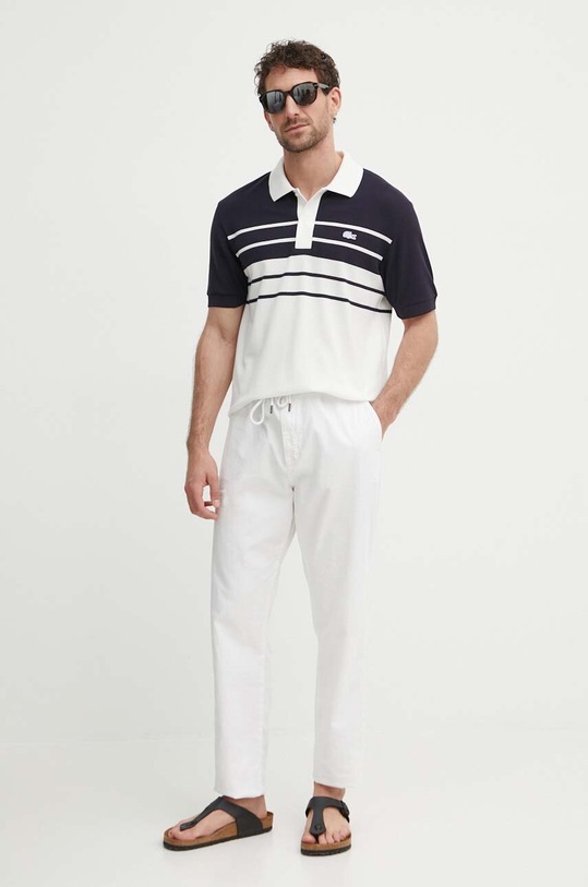 Bavlněné polo tričko Lacoste PH8135 vícebarevná SS24