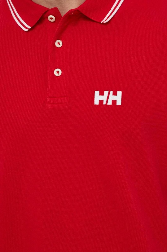 Βαμβακερό μπλουζάκι πόλο Helly Hansen 34297 κόκκινο