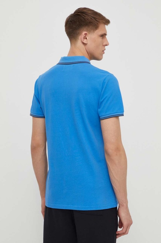 Βαμβακερό μπλουζάκι πόλο Helly Hansen 34297 μπλε SS25