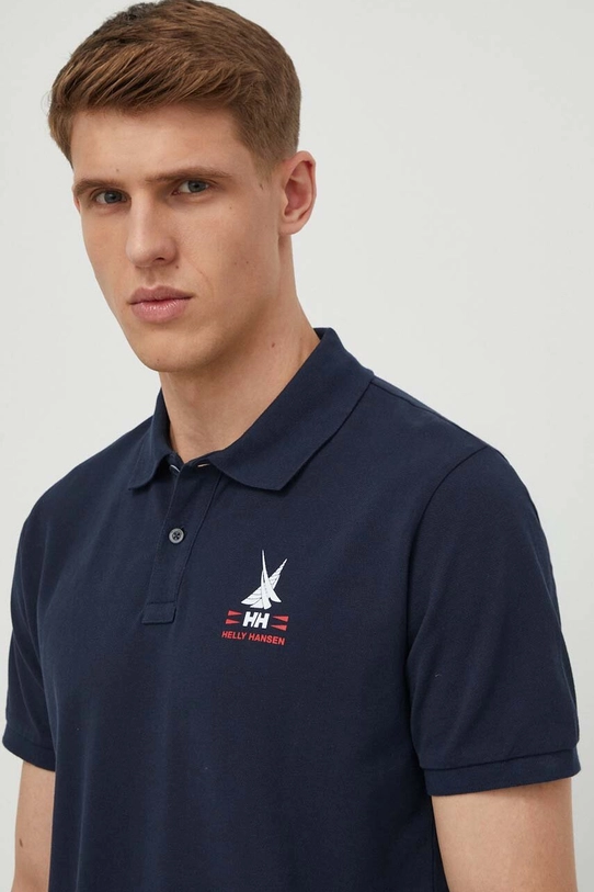 Pamučna polo majica Helly Hansen mornarsko plava 34299.