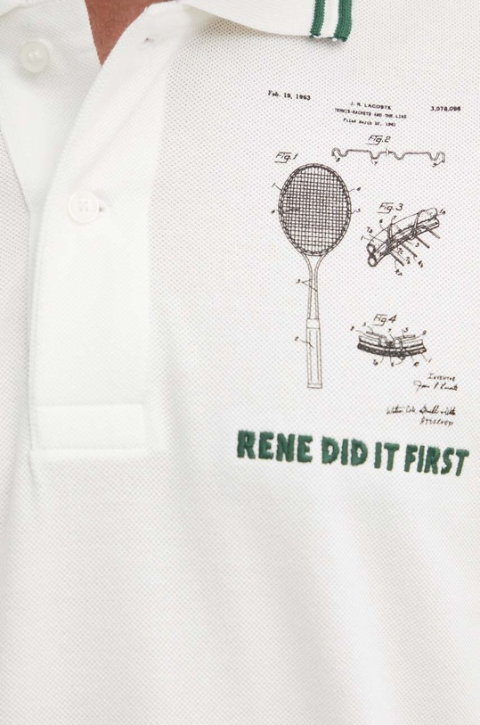 Bavlnené polo tričko Lacoste PH8008 béžová