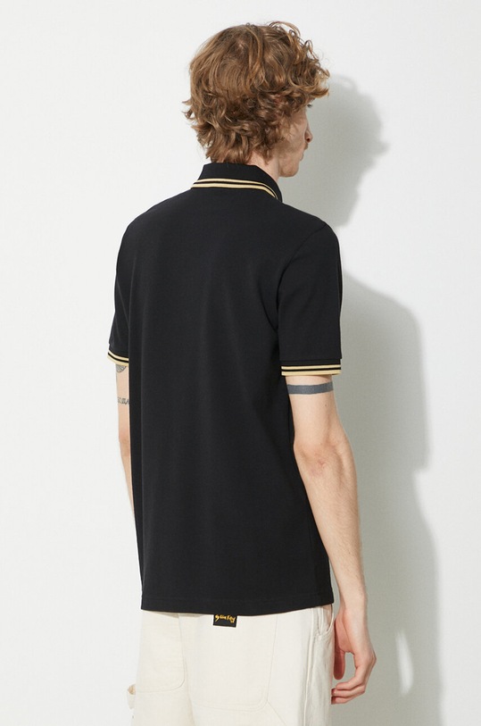 Clothing Fred Perry cotton polo shirt Twin Tipped Shirt M12.157 black