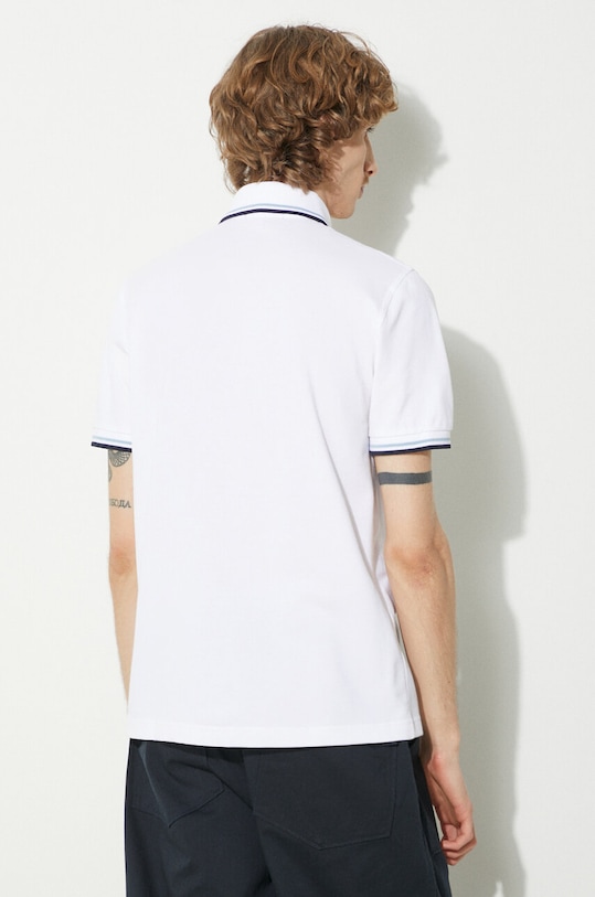 Odzież Fred Perry polo bawełniane Twin Tipped Shirt M12.300 beżowy