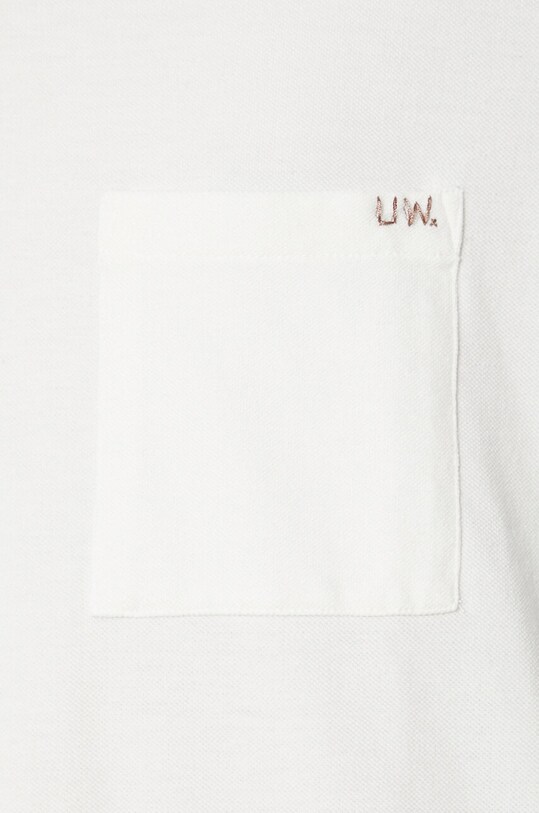 Universal Works polo de bumbac Vacation 30603.OFF.WHITE