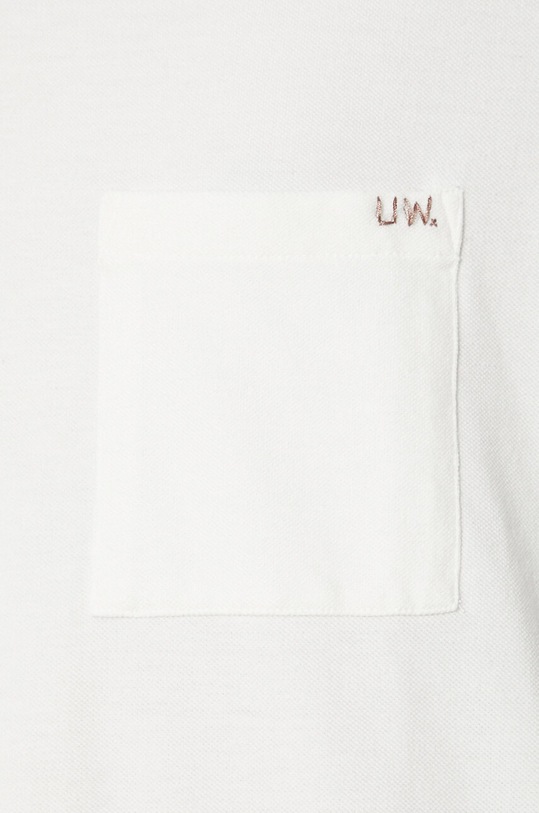 Universal Works polo de bumbac Vacation 30603.OFF.WHITE