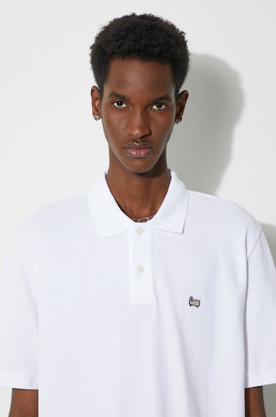 Woolrich cotton polo shirt Classic American Polo CFWOPO0062MRUT2555 white
