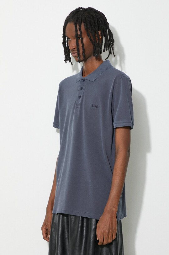 Woolrich tricou polo Mackinack Polo albastru CFWOPO0065MRUT1483