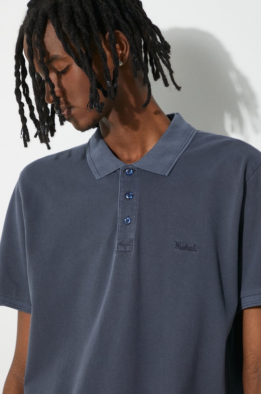 Polo tričko Woolrich Mackinack Polo CFWOPO0065MRUT1483 modrá