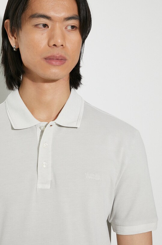 Woolrich polo shirt Mackinack Polo CFWOPO0065MRUT1483 gray