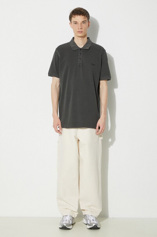 Woolrich polo shirt Mackinack Polo CFWOPO0065MRUT1483 gray SS24
