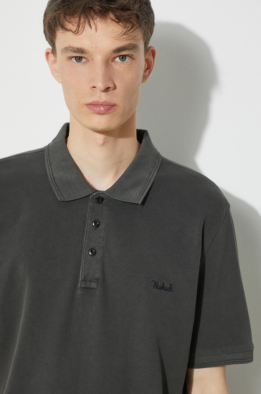 Polo tričko Woolrich Mackinack Polo CFWOPO0065MRUT1483 šedá