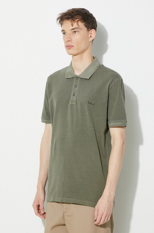 Woolrich polo shirt Mackinack Polo green CFWOPO0065MRUT1483