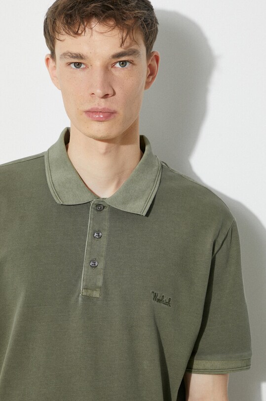 Woolrich polo shirt Mackinack Polo CFWOPO0065MRUT1483 green
