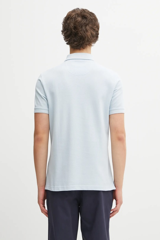 Odzież Barbour polo bawełniane Tartan Pique Polo MML0012 niebieski