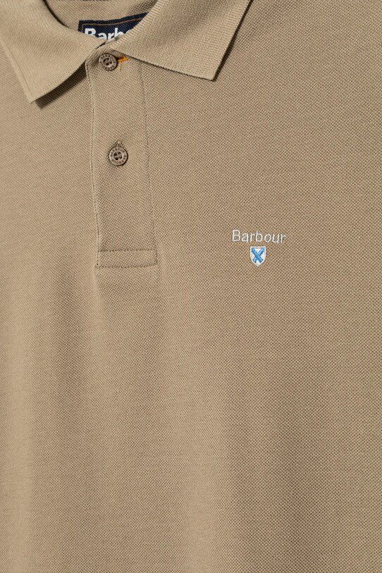 Одяг Бавовняне поло Barbour Tartan Pique Polo MML0012 зелений