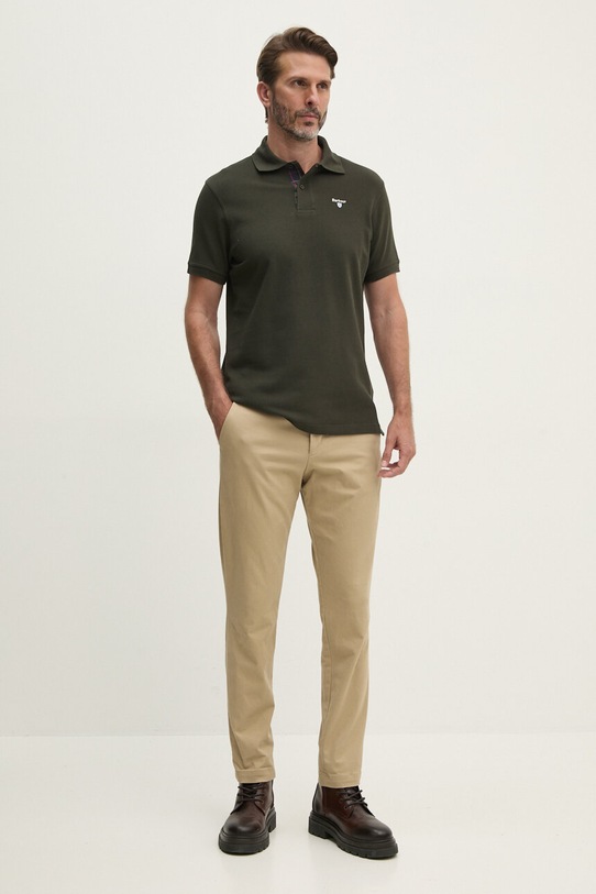 Barbour pamut póló Tartan Pique Polo MML0012 zöld AA00