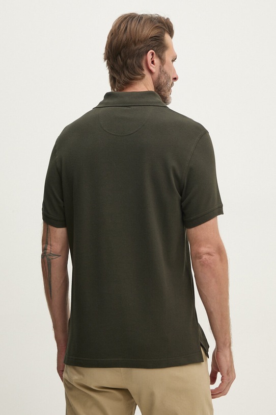 Ruházat Barbour pamut póló Tartan Pique Polo MML0012 zöld
