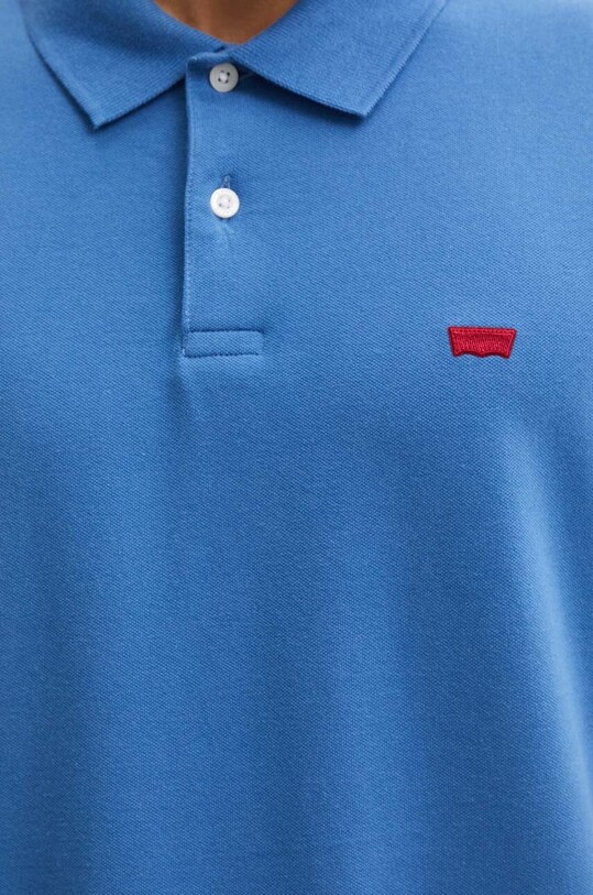 Pamučna polo majica Levi's A4842 plava