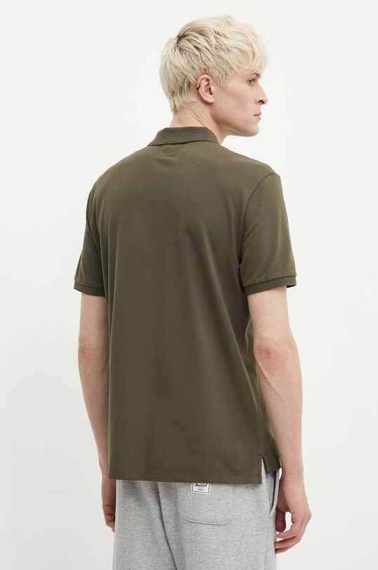 Одяг Поло C.P. Company Stretch Piquet Regular 16CMPL094A005263W зелений