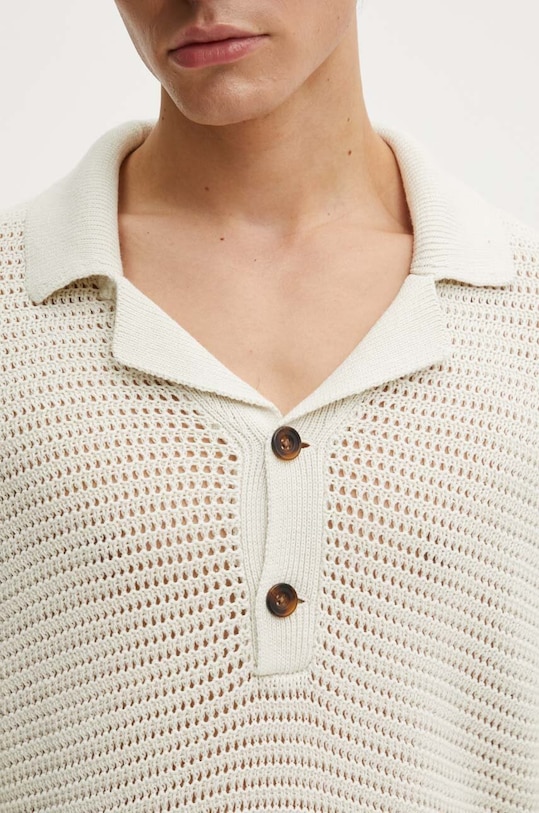 Abercrombie & Fitch polo de bumbac KI120.4114.178 bej